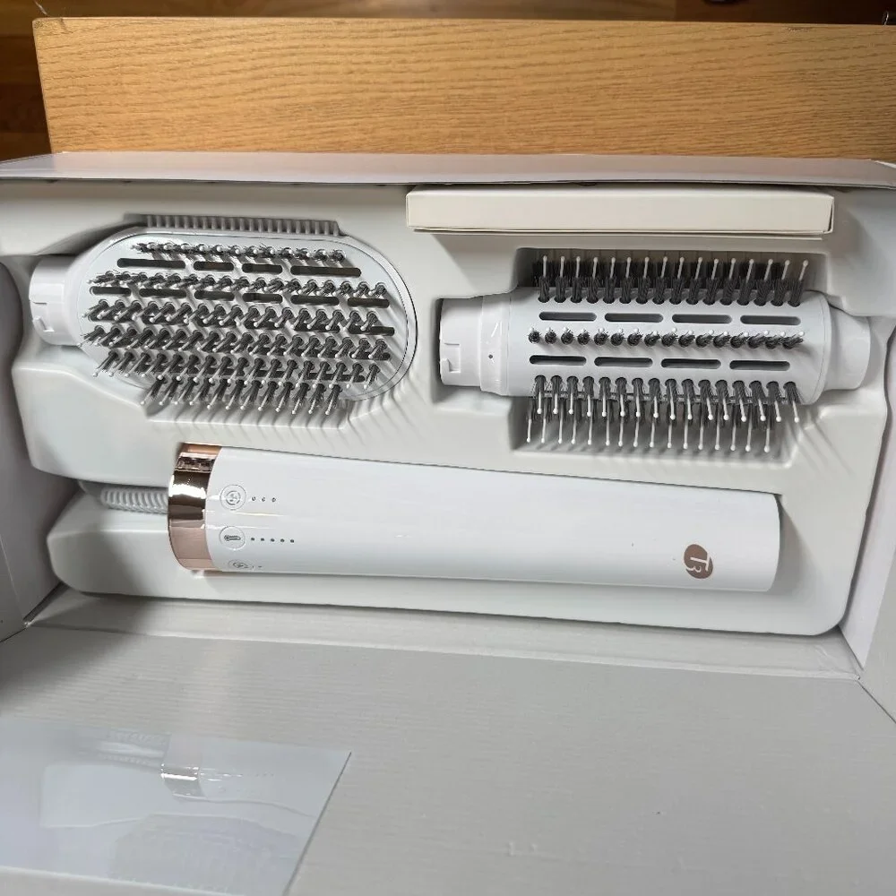 T3 AIREBRUSH DUO Dual-Attachment‎ Blow Dry Brush NWT